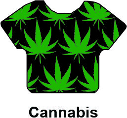 HTV Pattern Cannabis 12"X18" Sheet - VEP-CANNABIS-SHT